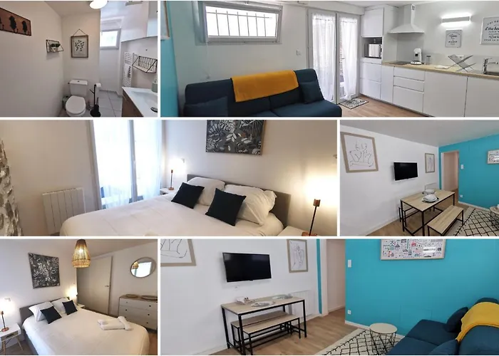 아파트 L'escale - Les Maisons De Madeleine 부그네